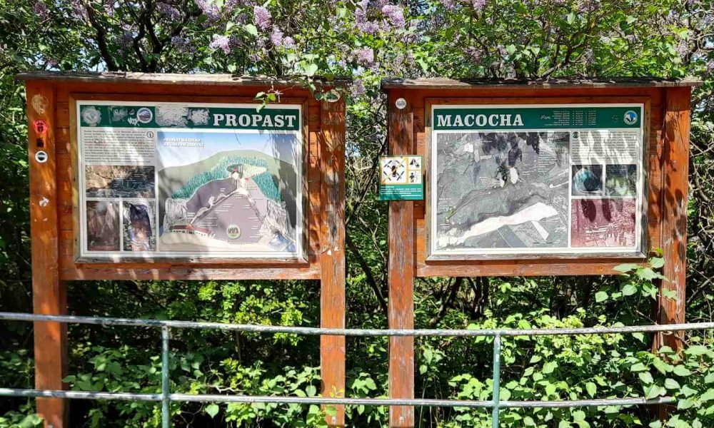 Przepaść Macochy Czechy wycieczka szkolna