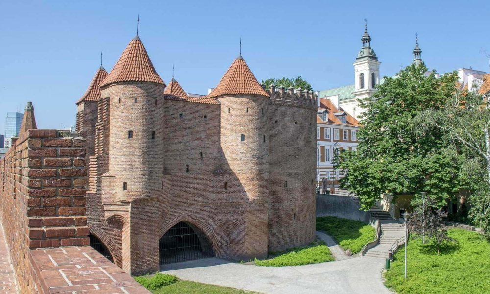 Mury obronne Warszawa trakt wycieczka szkolna